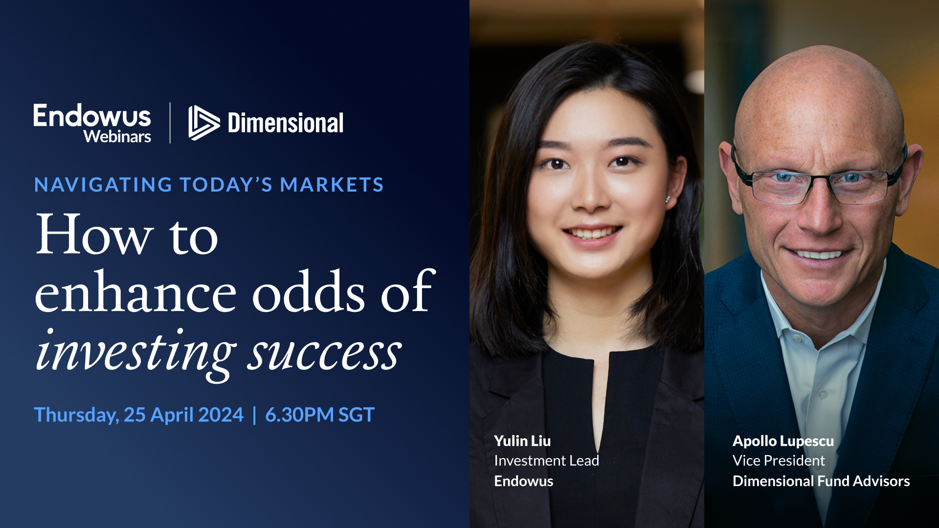 Navigating today's markets: How to enhance the odds of investing success with Dimensional Fund Advisors